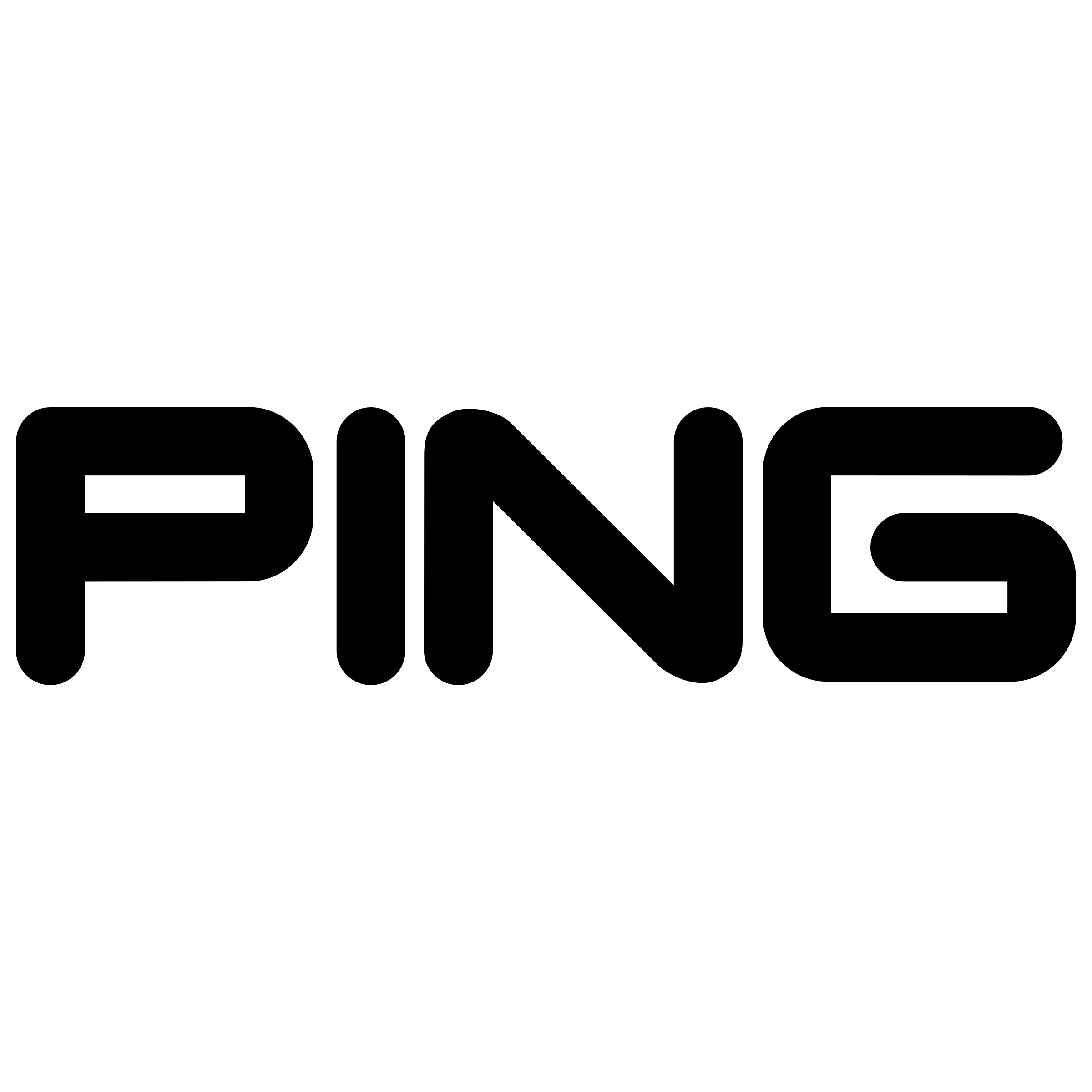 Ping Logo in black font