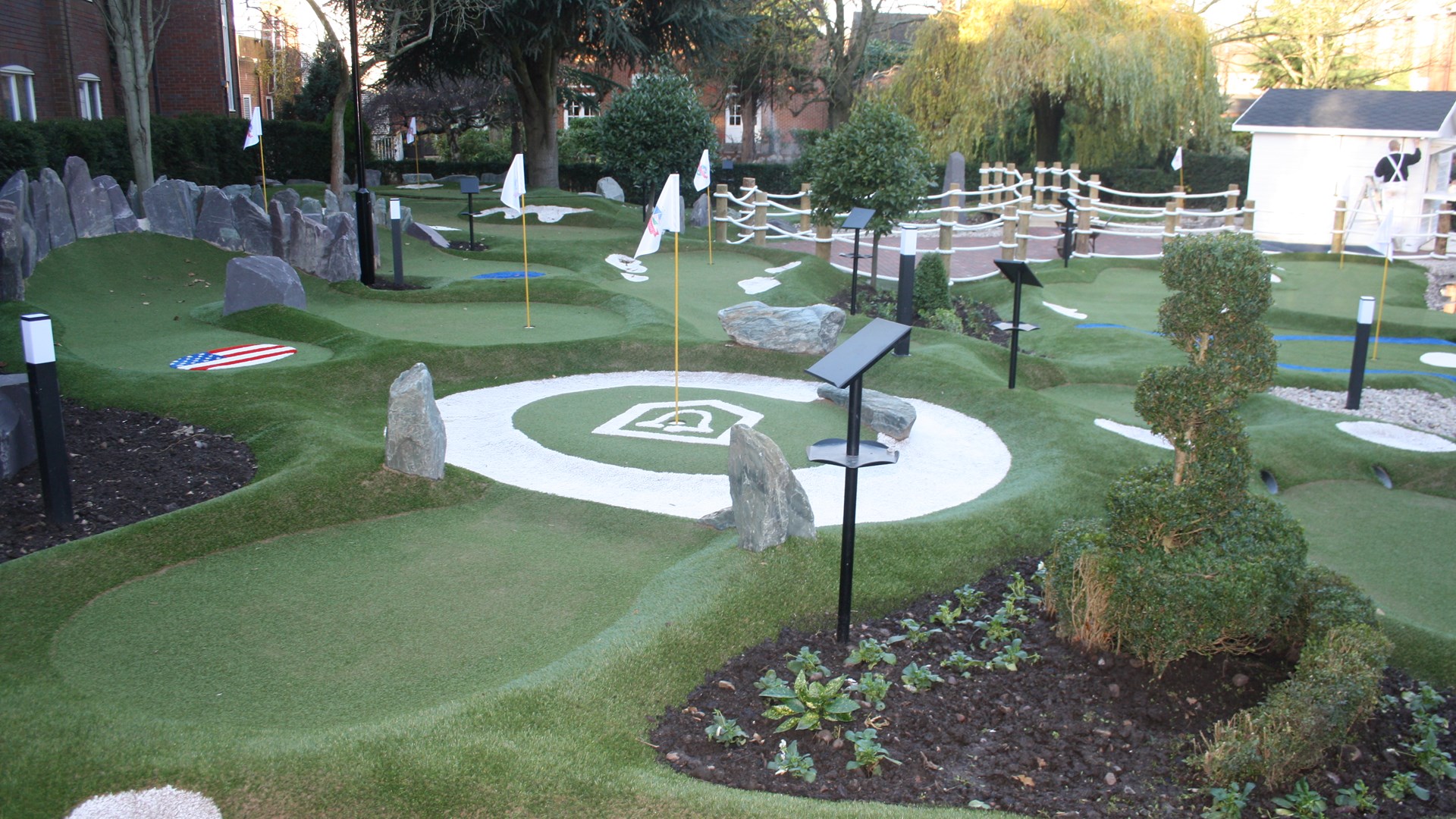 Mini golf at the Belfry