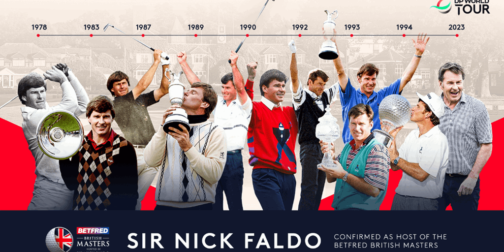Sir Nick Faldo confirmed as host for the  Betfred British Masters