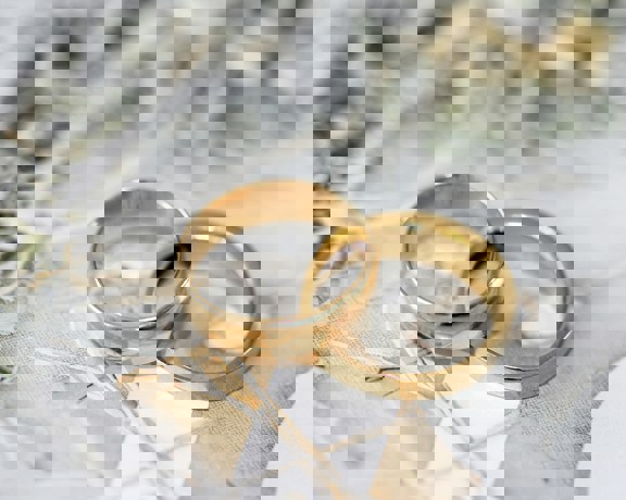 Wedding Rings Stock Image