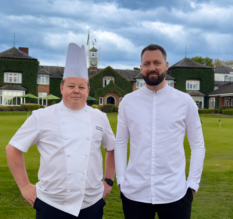 Tom Shepherd With Chef