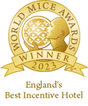 Englands Best Incentive Hotel 2023 Winner Shield Gold 256