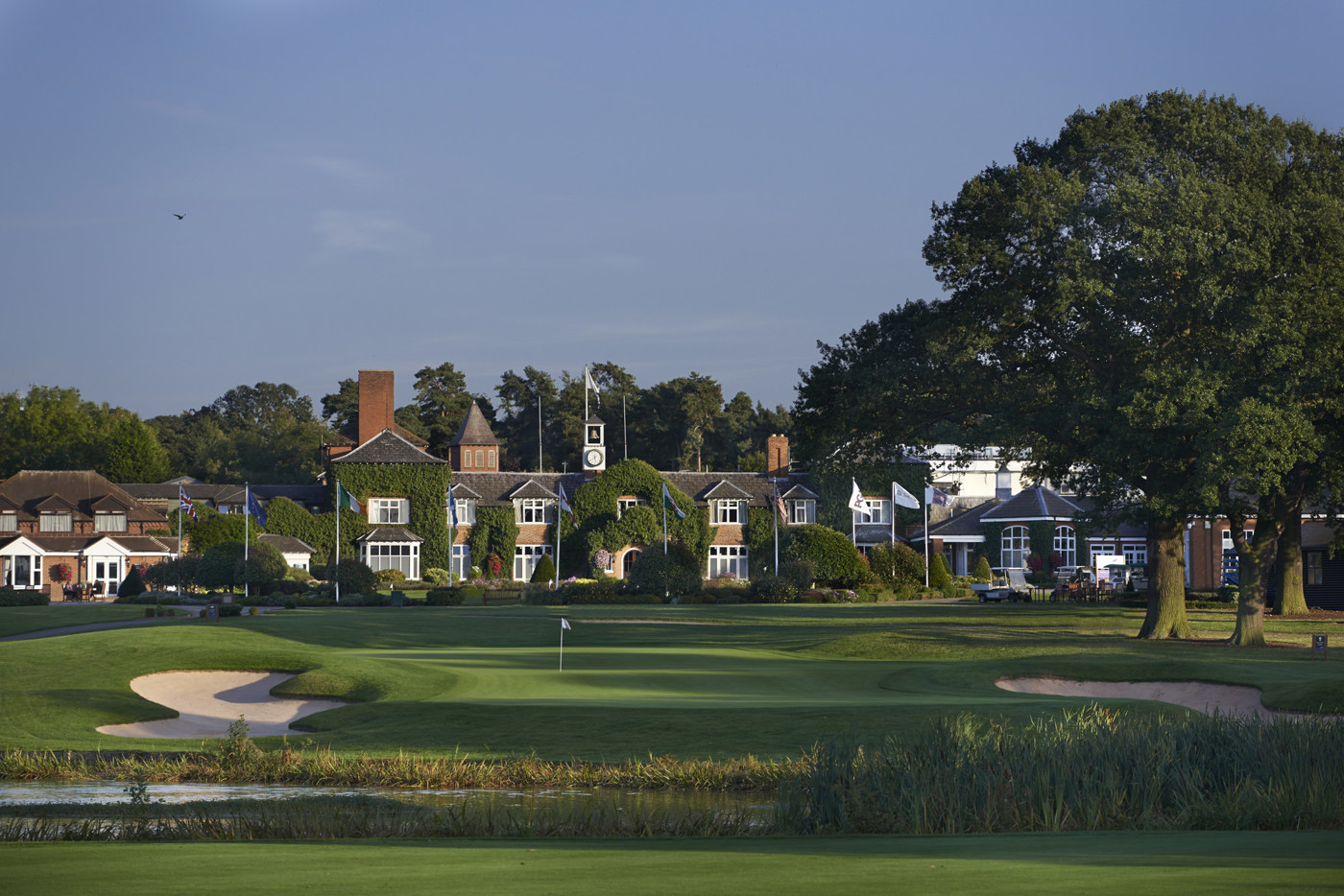 The 18th hole of The Brabazon at The Belfry