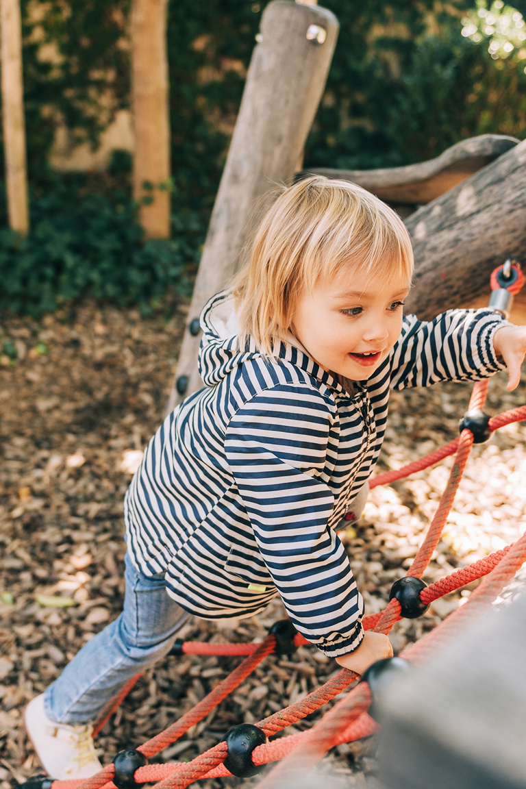 Family Child Climbing