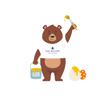 30704 Belfry EASTER Bear Illustrations Suite 09